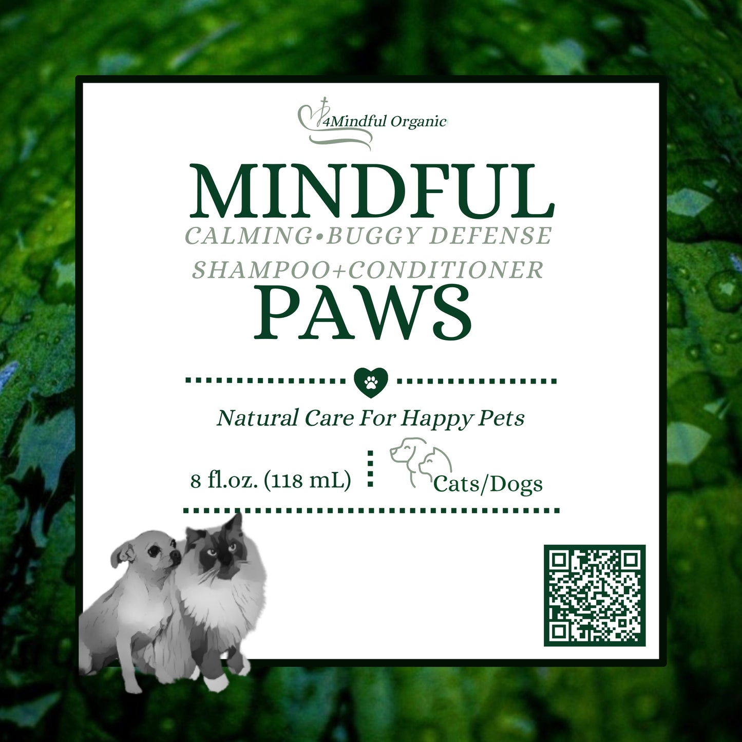 Mindful Paws Calming Buggy Defense All-in-1 Shampoo & Conditioner