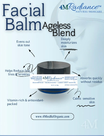 Ageless Facial Balm - 4Mindful Organic LLC 